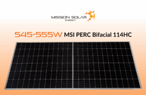 Mission Solar Energy MSI PERC Bifacial panel