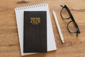 A 2026 planner, symbolizing the 2026 changes with solar commercial and industrial professionals need to know